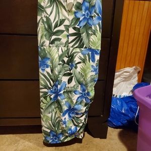 Hawaiian floral dress